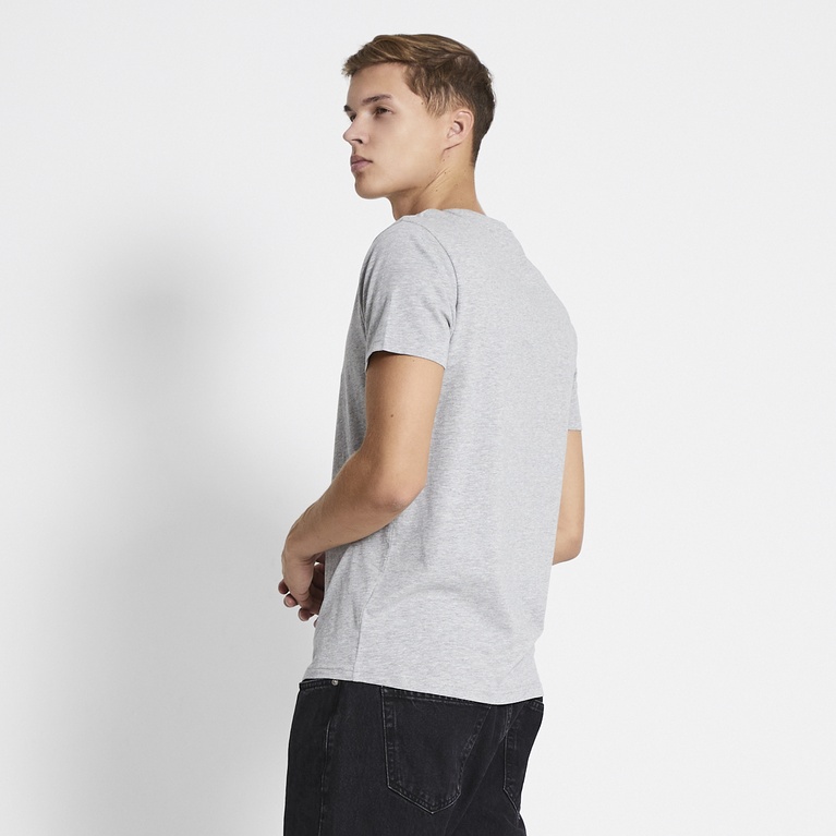 Premium basic tee "Casper" Grey Melange